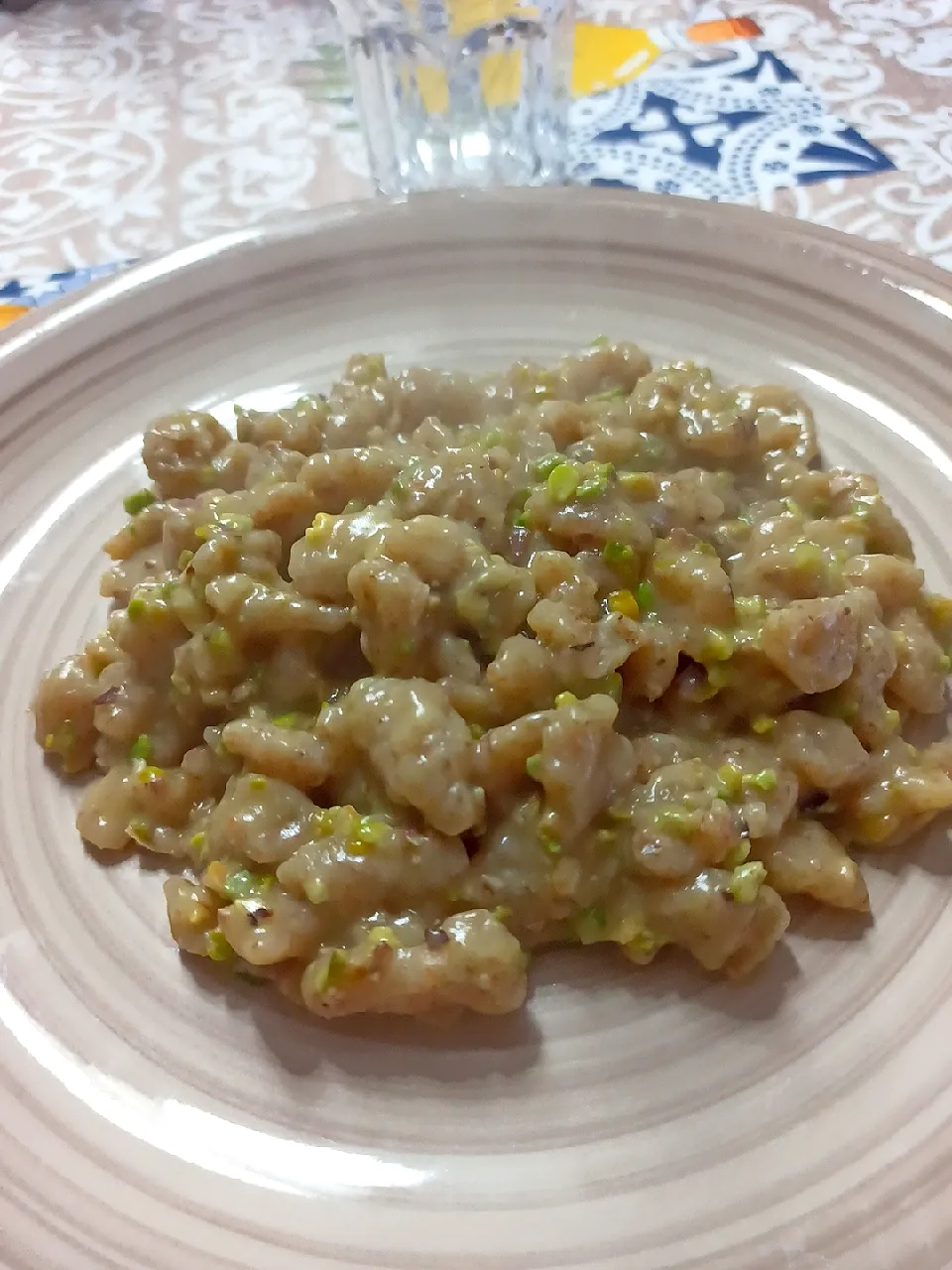 pasta integrale con granella di pistacchio🍝🍝🍝|syssyさん