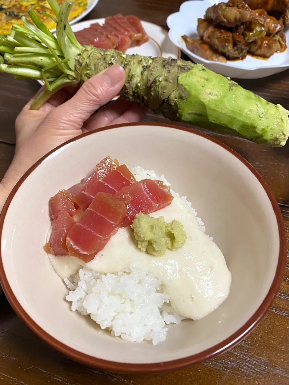 生わさびと自然薯で山かけ丼|TOMOさん