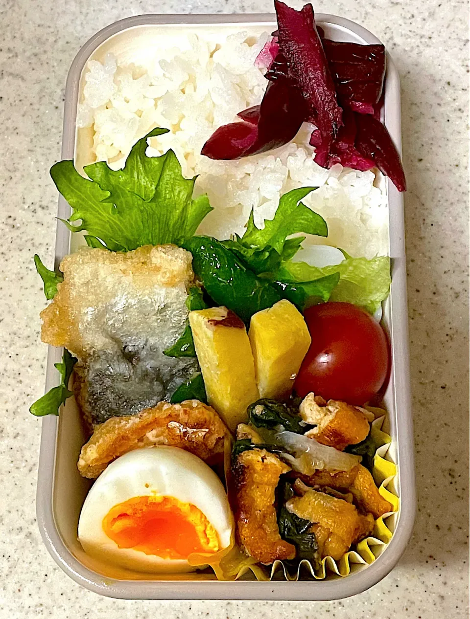 Snapdishの料理写真:鰆の竜田揚げ弁当|besさん