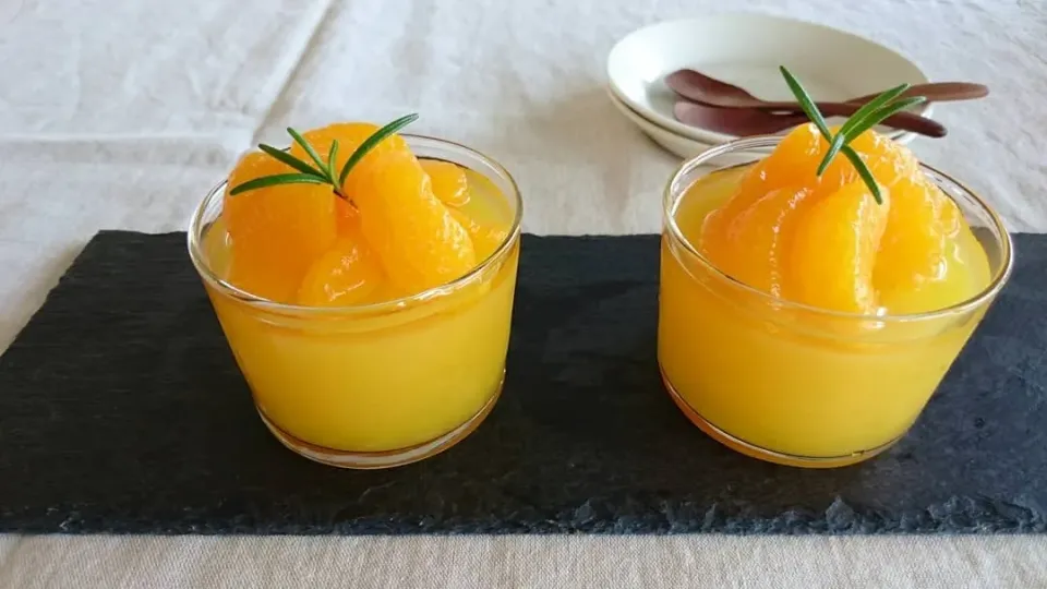 Snapdishの料理写真:みかんゼリー🍊|こまめさん