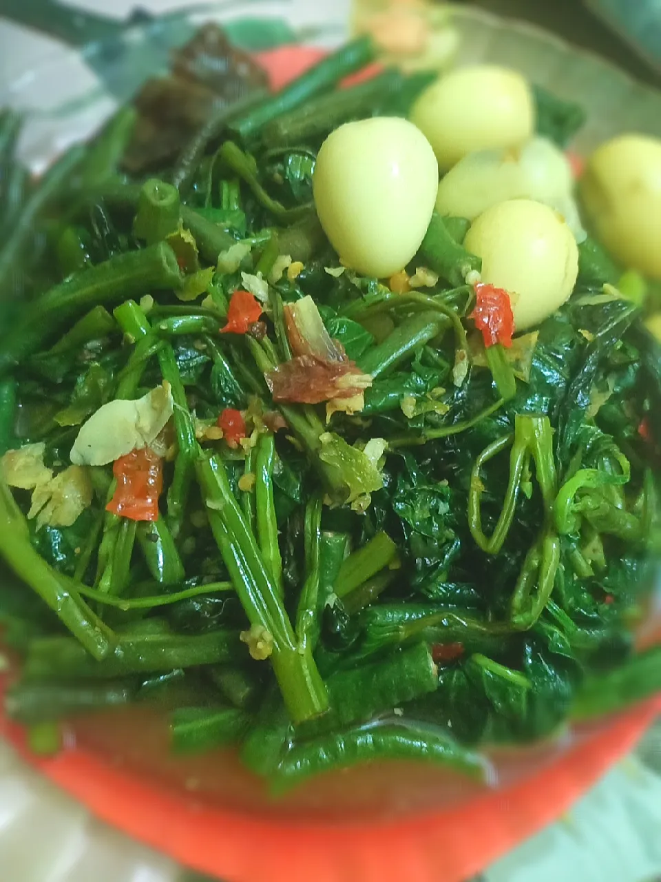 cah kangkung telor puyuh|seilaさん