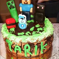 Snapdishの料理写真:minecraft  cake|rola co88さん