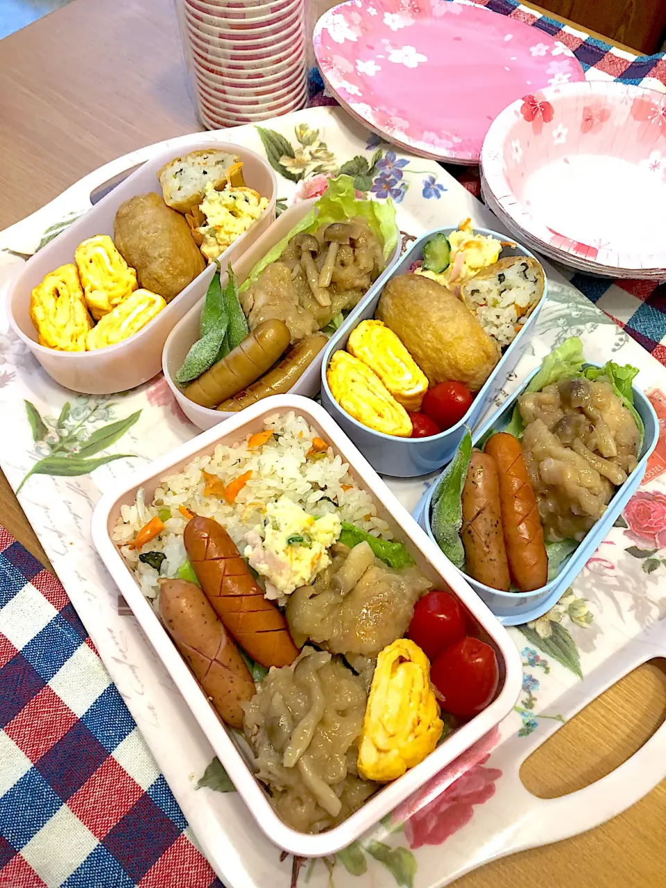 春休み🌸親子弁当🍙|ピヨまるさん