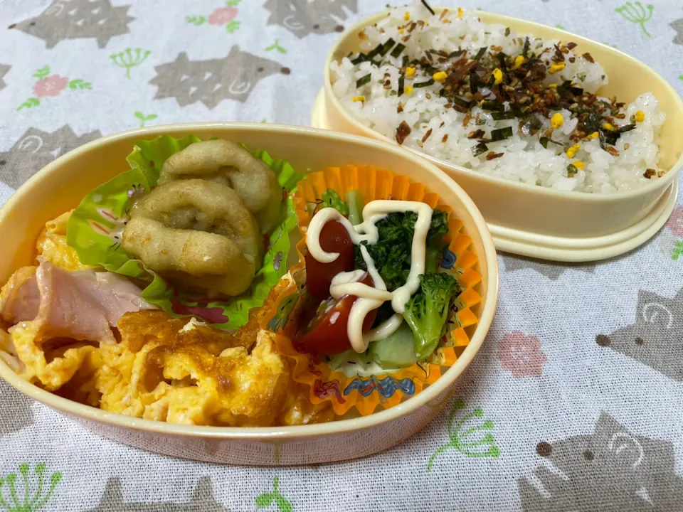 下の子と作ったお弁当|やんやんさん