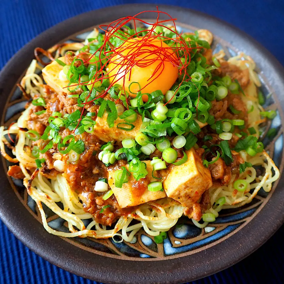 Snapdishの料理写真:麻婆焼きそば|natuさん