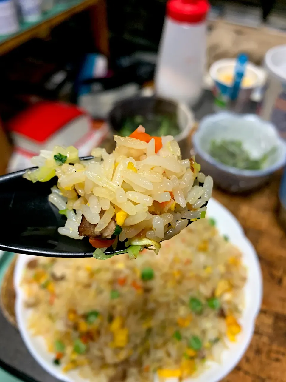 タイ米でパラパラ炒飯|にょんにいさん