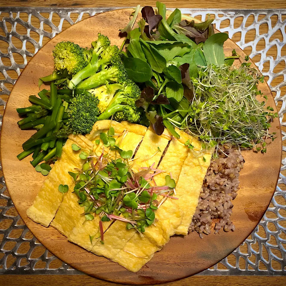 #vegan 
焼き油揚げ|makiko_aさん