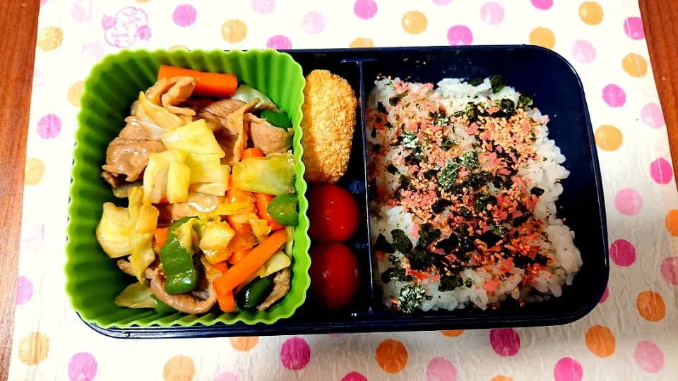 野菜炒め❤️旦那さんお弁当🎵😊|かおるcitronさん