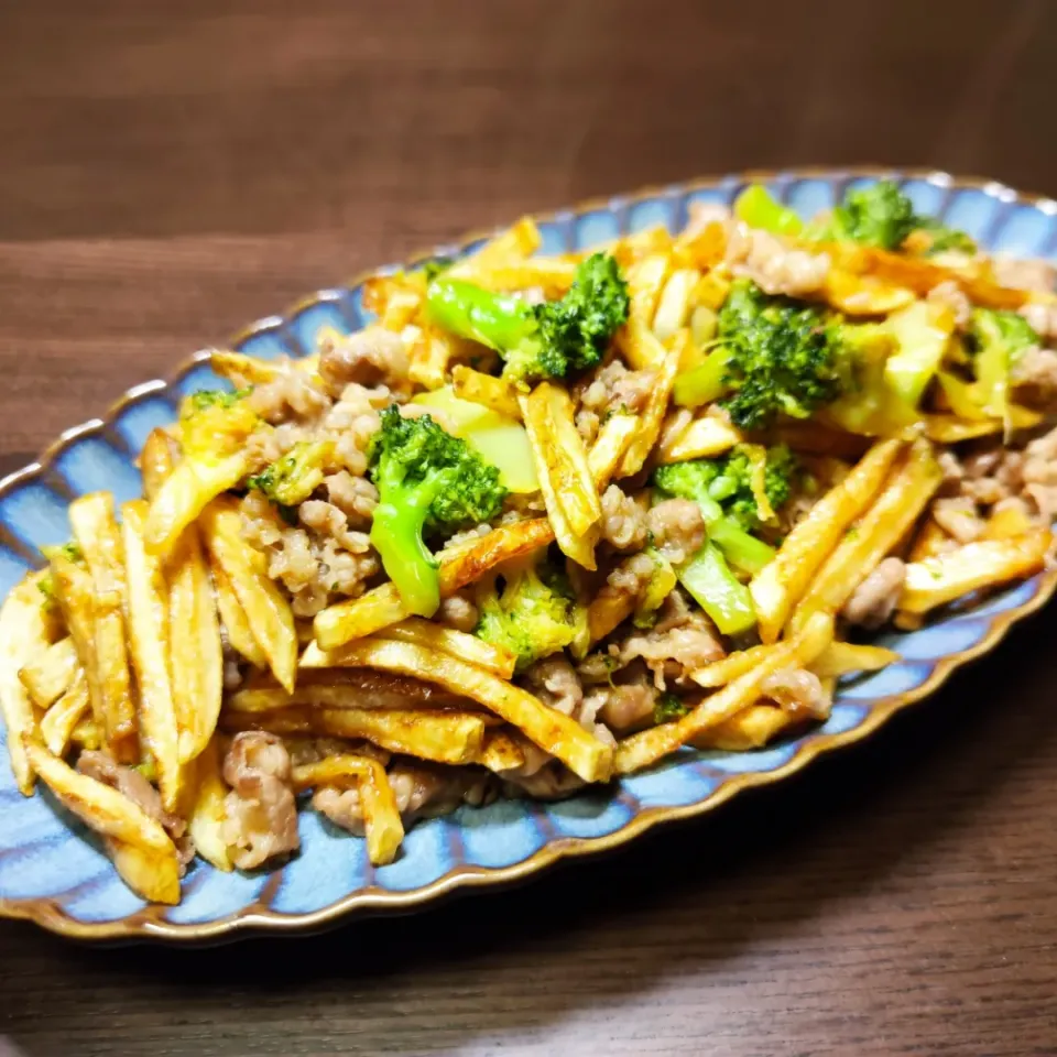 牛肉とじゃがいものオイスターソース炒め|マーガリンさん