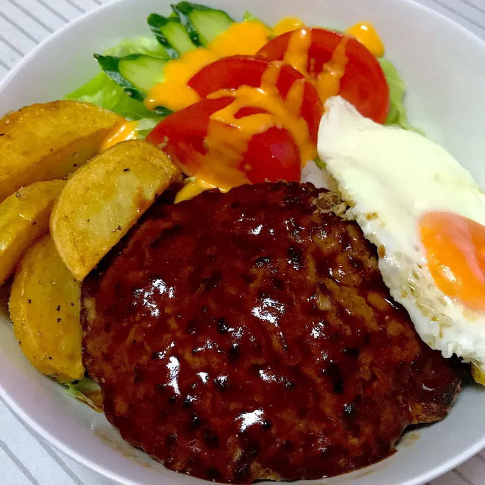 ロコモコ丼|まさとさん