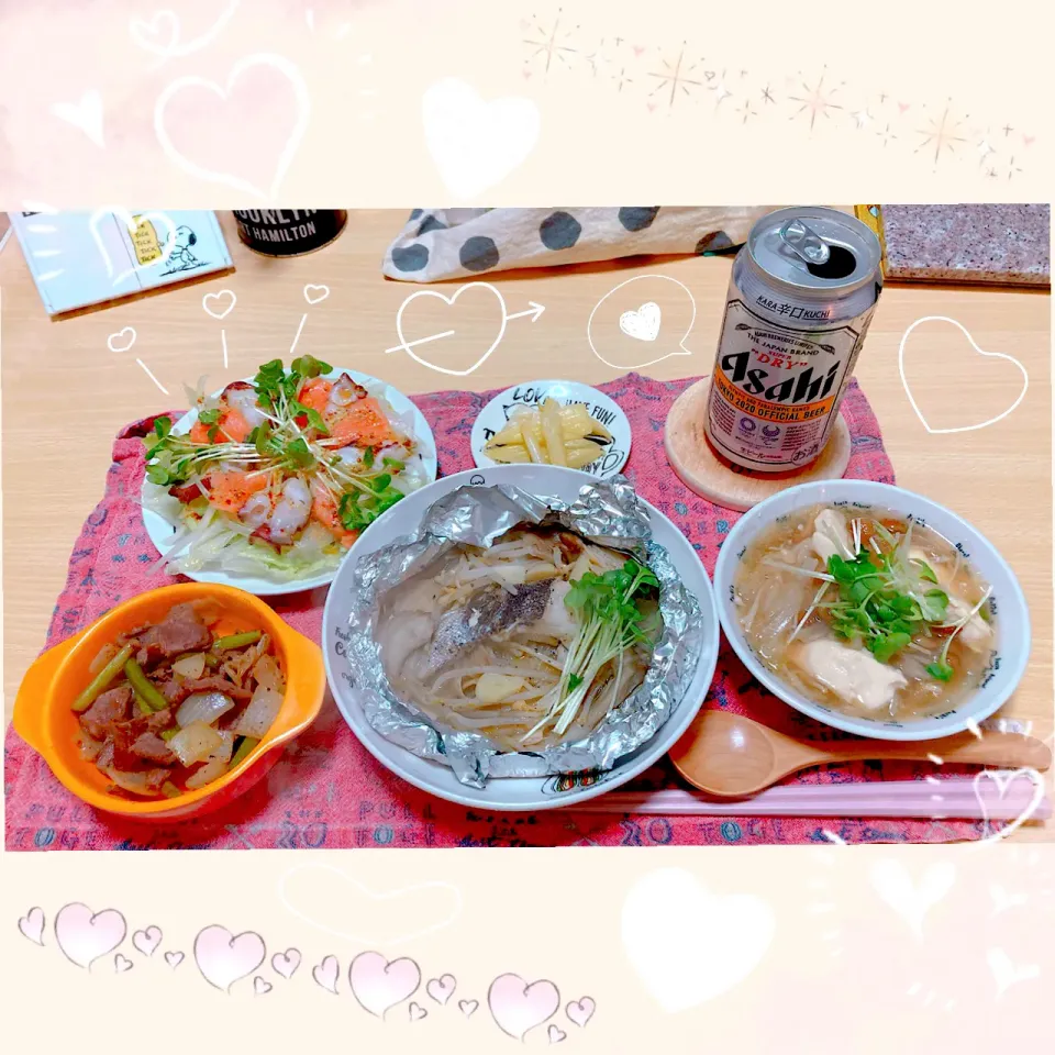 ３／２５ ｔｈｒ 晩ごはん🍴＊○°|rinaronarさん