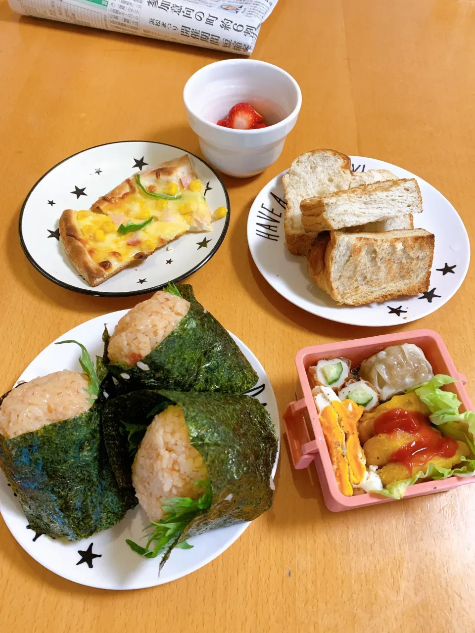 昨日の朝ごはん＆お弁当💜2021.3.25.|kimikimiさん