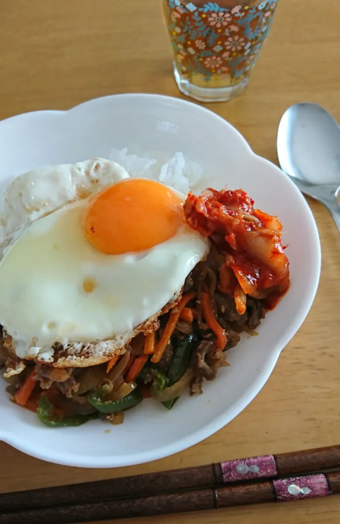 Snapdishの料理写真:プルコギ丼|しまだ ちえこさん