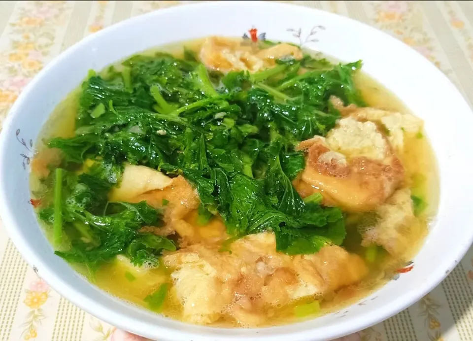 Clear Soup with Omelette and Phok Kad|🌿Veerapan Mu🌿さん