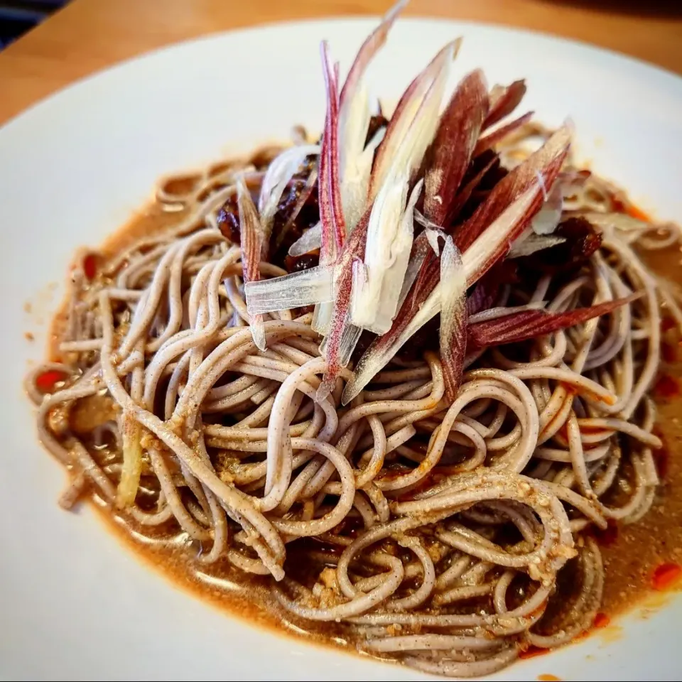 Snapdishの料理写真:つめたいごまだれそば|cookingパパ五郎さん