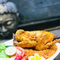 Snapdishの料理写真:Ayam Betutu | Balinese Cuisine|Kumpi Kitchen and Grillさん