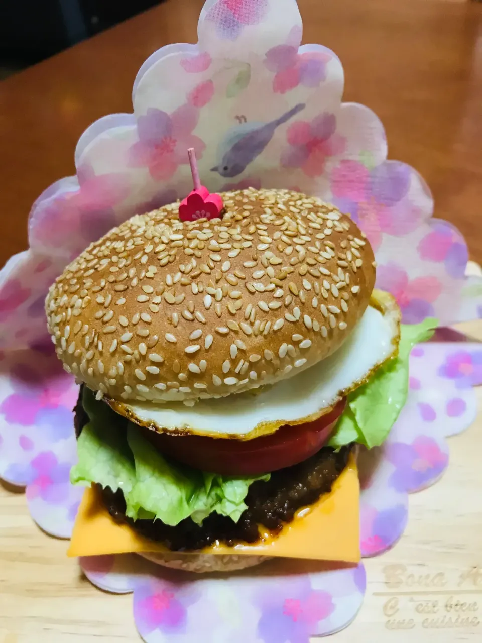 「ばーばの照り焼きバーガー🍔」|バシュランさん