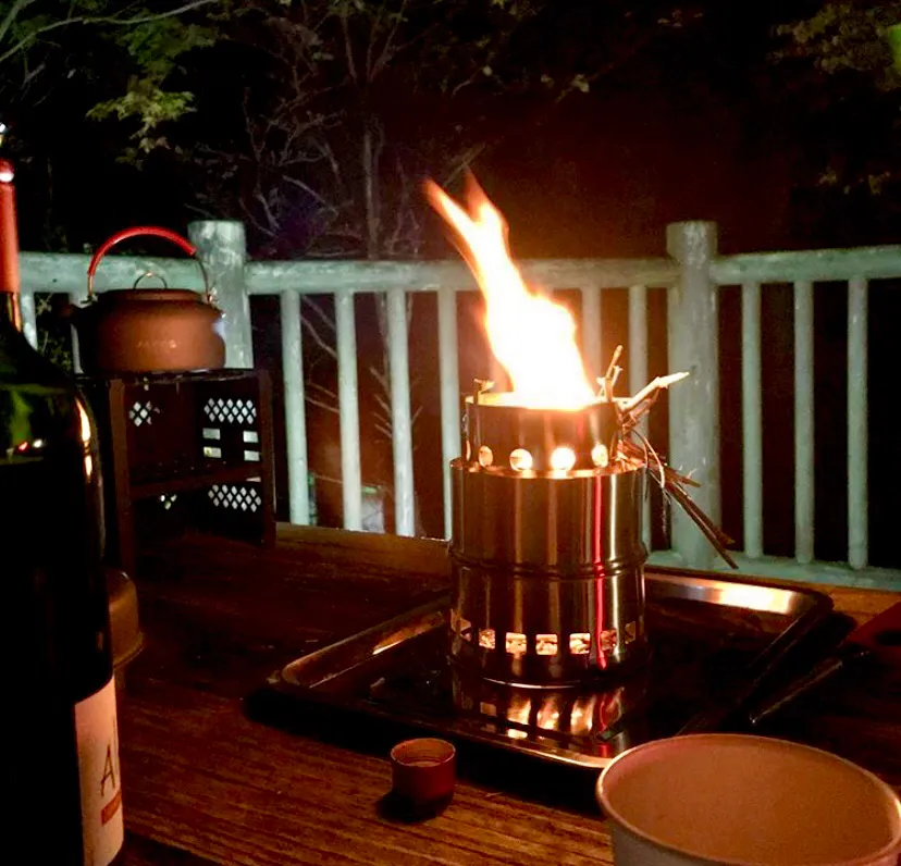 調子に乗ってホットワインde夜桜🍷・・|ばくあんしゃさん