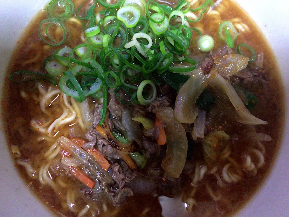 赤味噌ラーメン(豚肉野菜炒め)|ばーさんさん