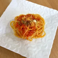 トマトソースパスタ|みたらしさん