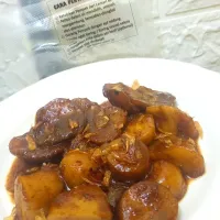 semur jengkol dan mpek mpek|seilaさん