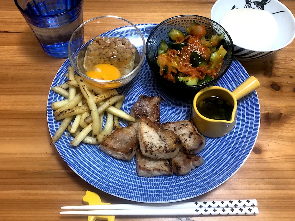 Snapdishの料理写真:ネギ塩ポーク|saknさん