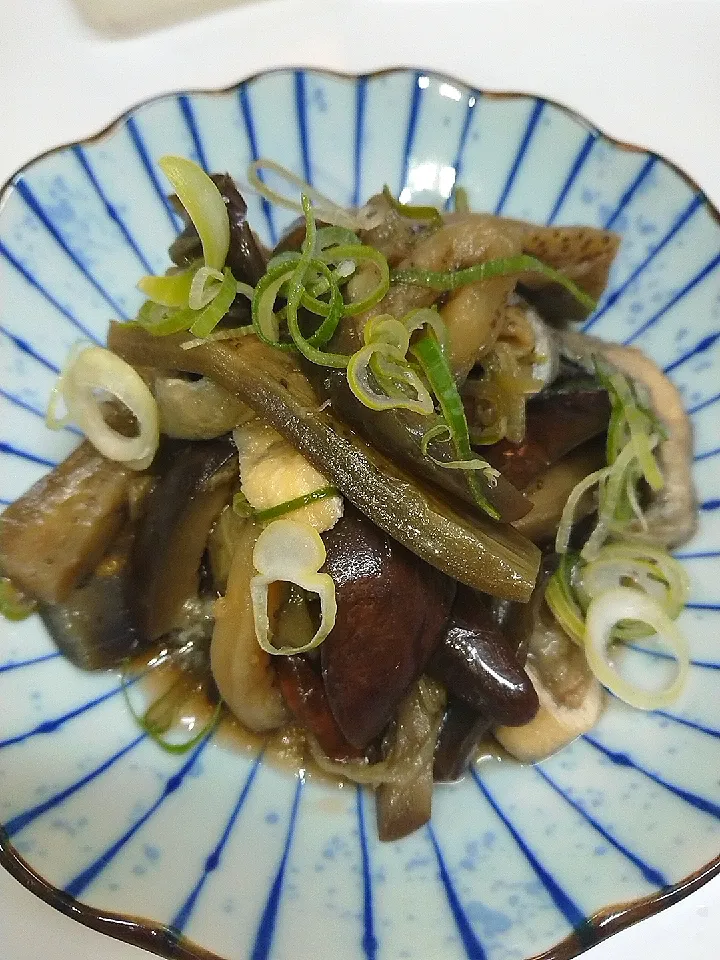 茄子の煮浸し|食事メモメモさん