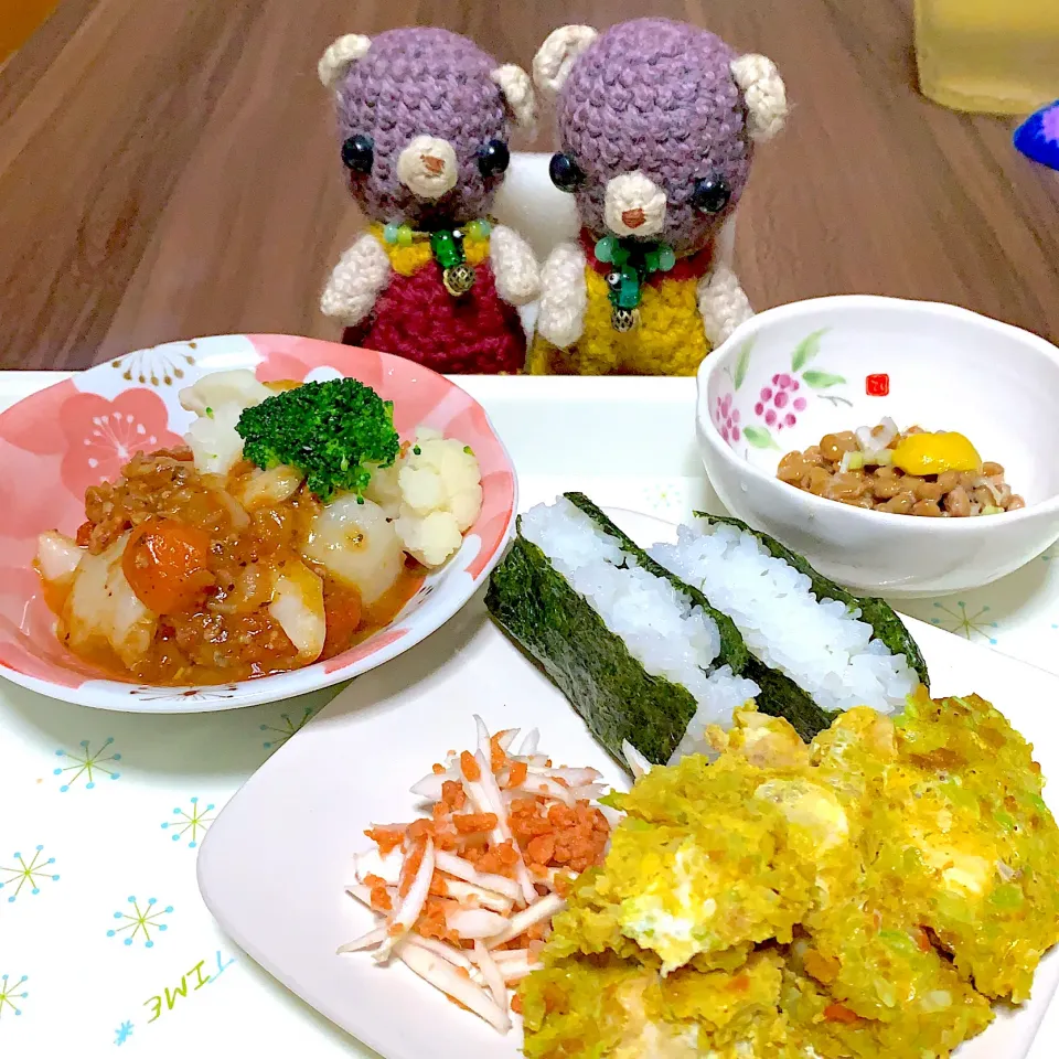 Snapdishの料理写真:晩ごはん(°▽°)|chagashiさん