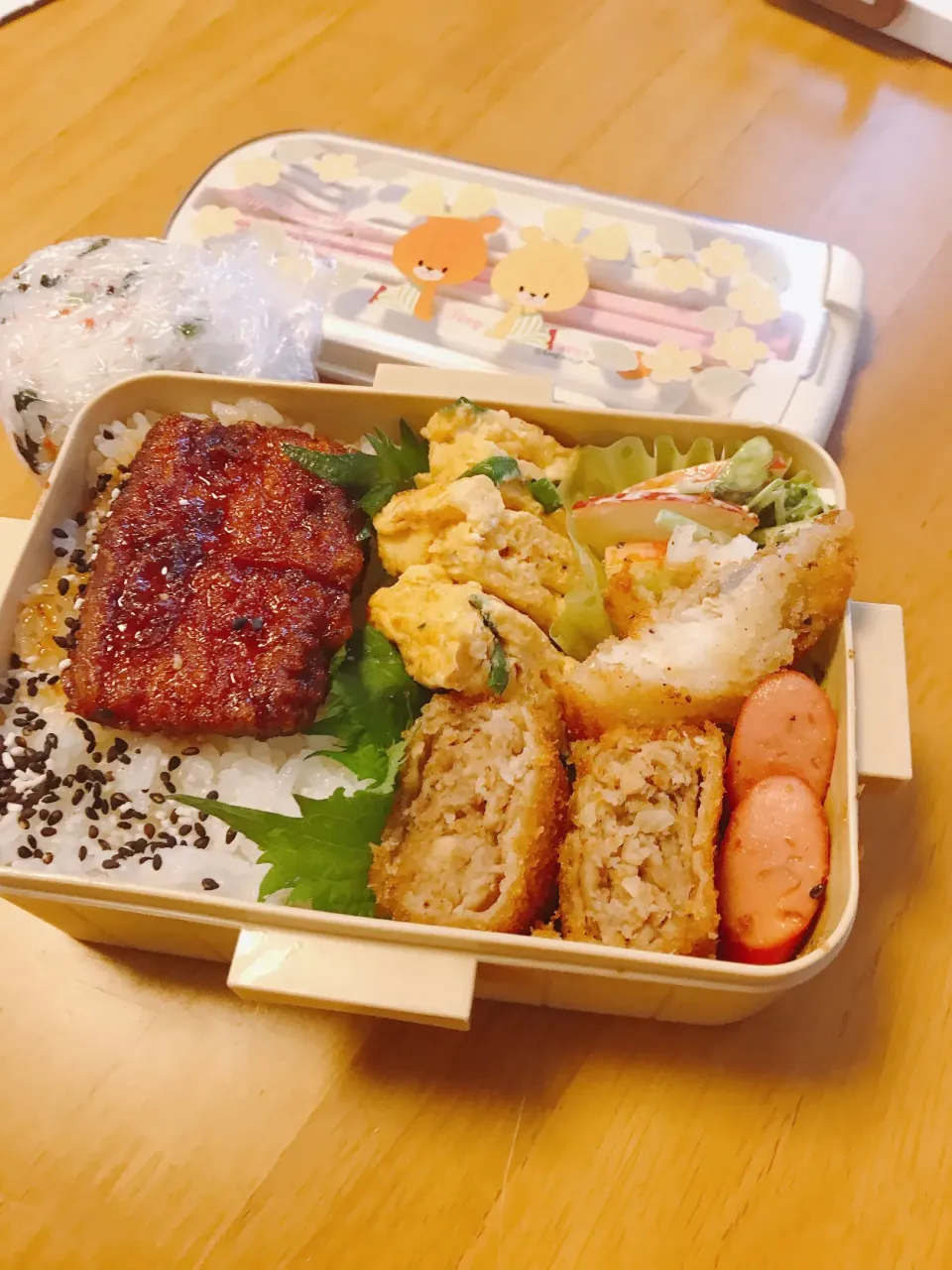 Snapdishの料理写真:♡長女のお弁当♡3月29日(月)♡|♡Fille√chie♡さん