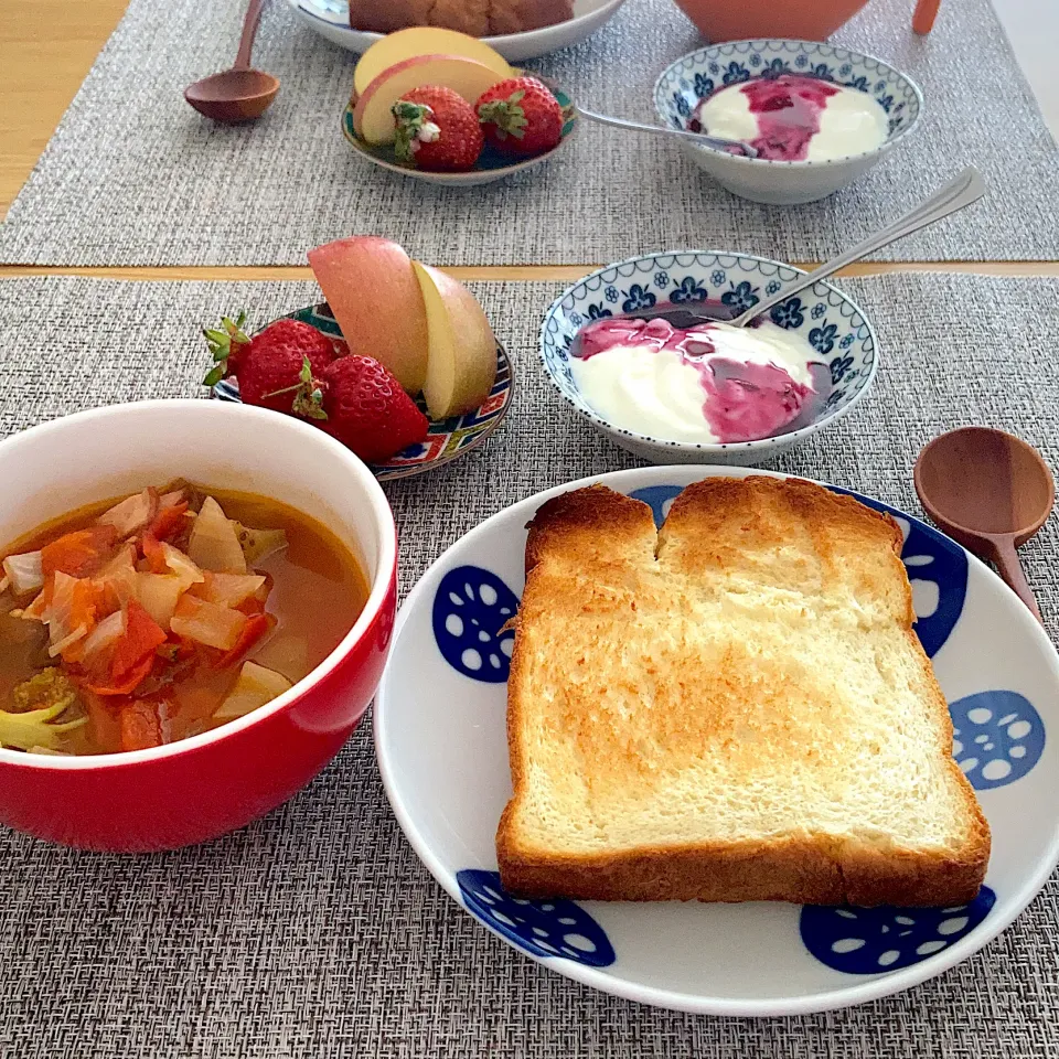 朝食|ツインうさぎさん