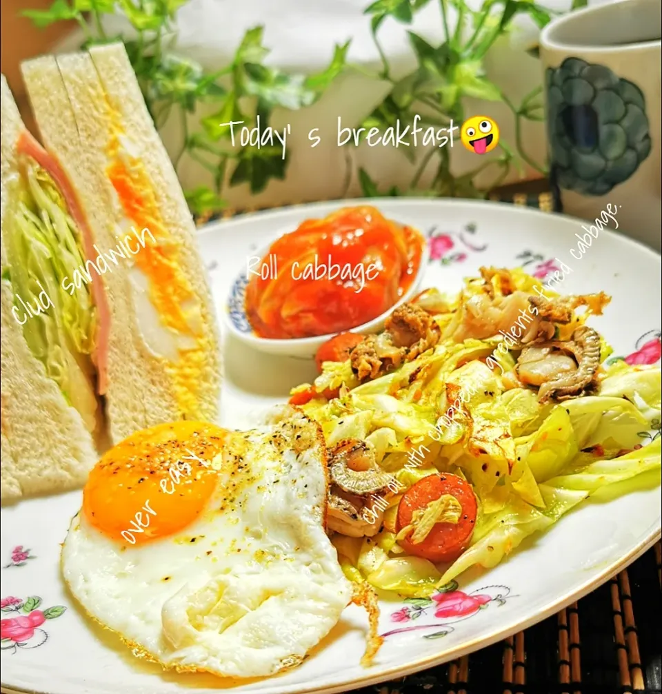 朝ごパン〜シリーズ🤪☕🥗👍|ペンギンさん