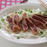 炙りまぐろ風バターソテー|ヤマサ醤油公式アカウントさん