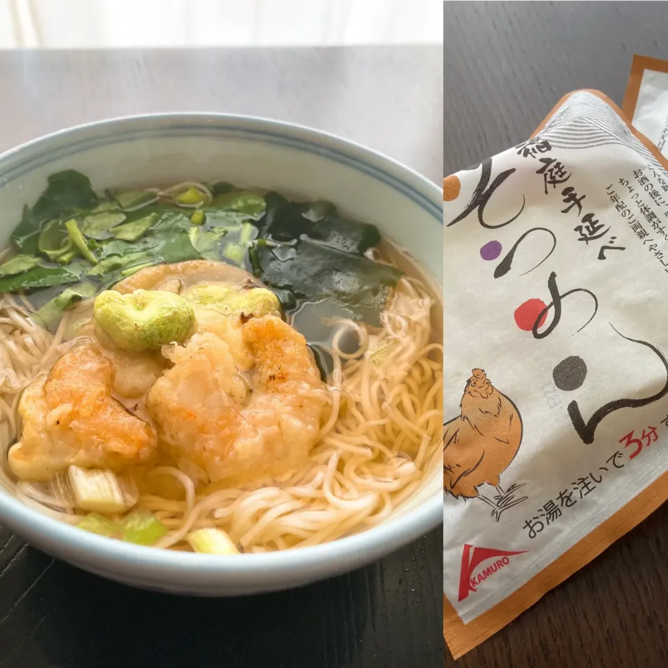 Snapdishの料理写真:3/29 お手軽素麺|あーるさん