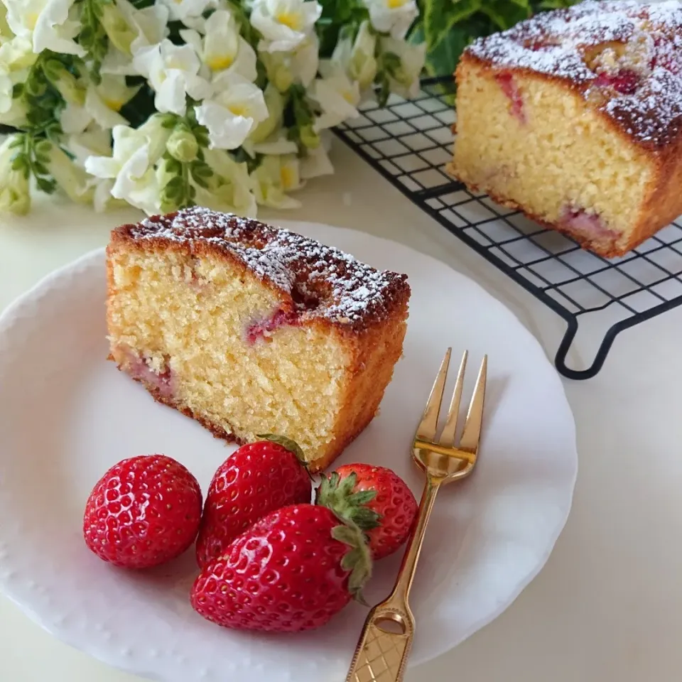 いちごパウンドケーキ|ポトスさん