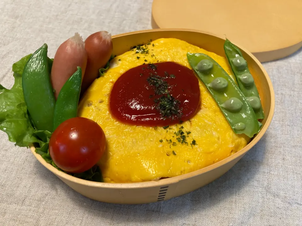 Snapdishの料理写真:オムライス弁当|n_nさん