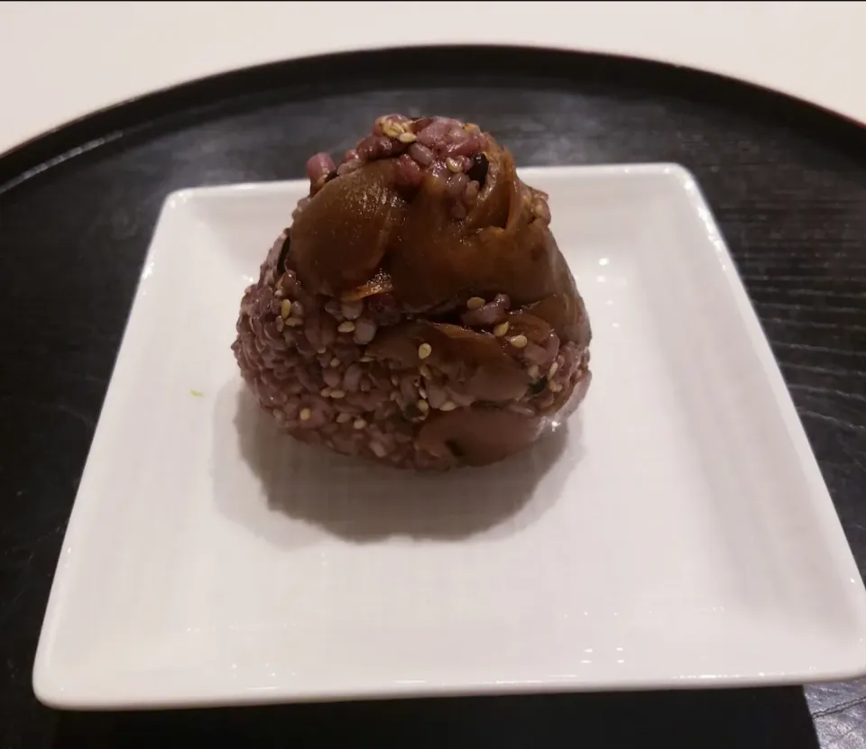 生姜の佃煮の混ぜご飯でおにぎり🍙|ポロポロさん