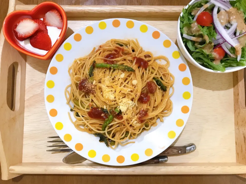 深夜メシナポリタン|ゆうかさんさん
