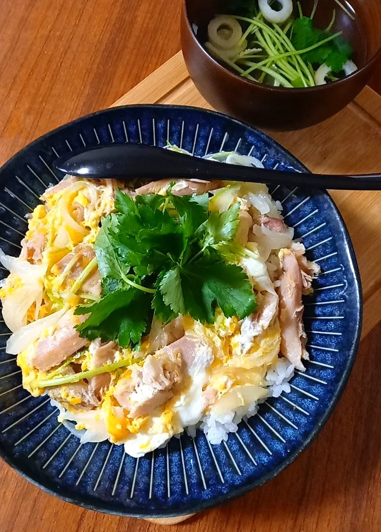 Snapdishの料理写真:ﾛﾃｨｻﾘｰな親子丼|まりおさん