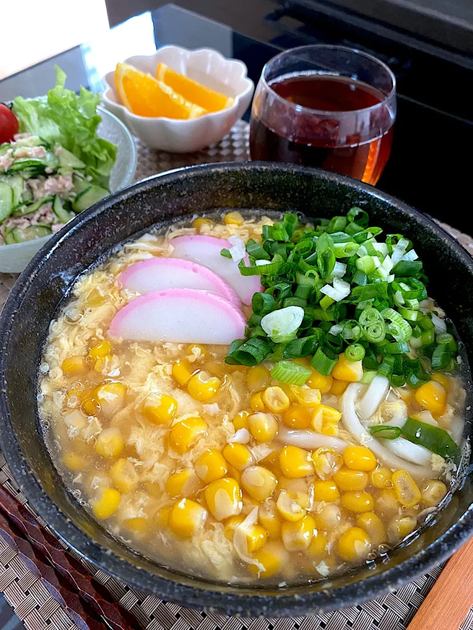 Snapdishの料理写真:超簡単✨もろこしうどん🌽|ゆかりさん