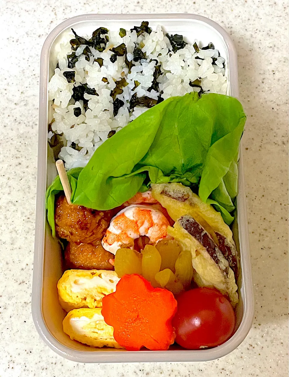 つくね串と海老の塩茹で弁当|besさん