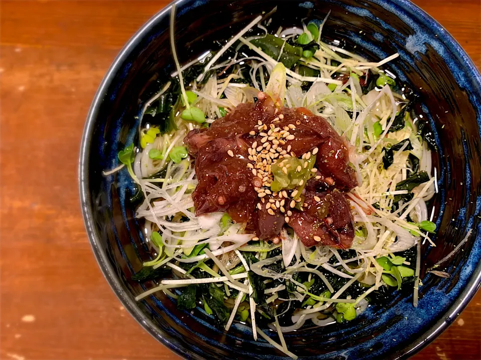 蛍いかのわさび漬そうめん|半田手延べそうめんの店 阿波や壱兆さん