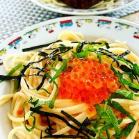 Snapdishの料理写真:たらこ&いくらパスタ|ma'mさん