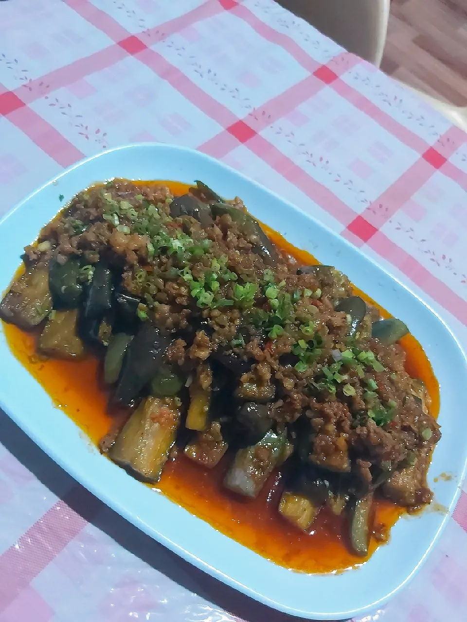 Chilli con karne eggplant..|Karen A. Canjaさん