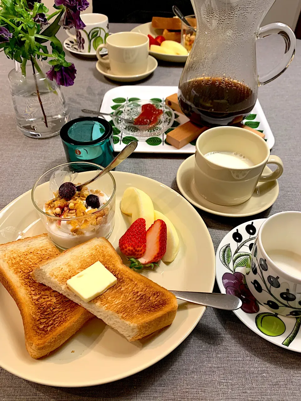 Snapdishの料理写真:我が家の朝ごはん|MamikoNakayamaさん