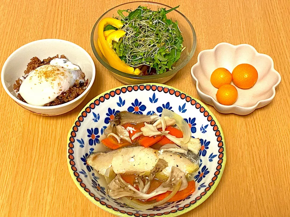 ボーンブロスで白身魚の洋風煮|あさみさん