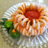 Snapdishの料理写真:Shrimp cocktail deluxe|Harlea Mariaさん