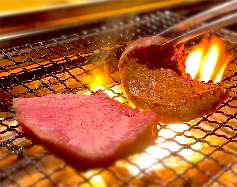 熟成牛タンの炙り焼き|えんぞうさん