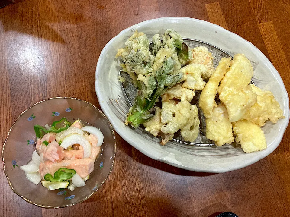 春食材で　晩ご飯🌸|sakuramochiさん