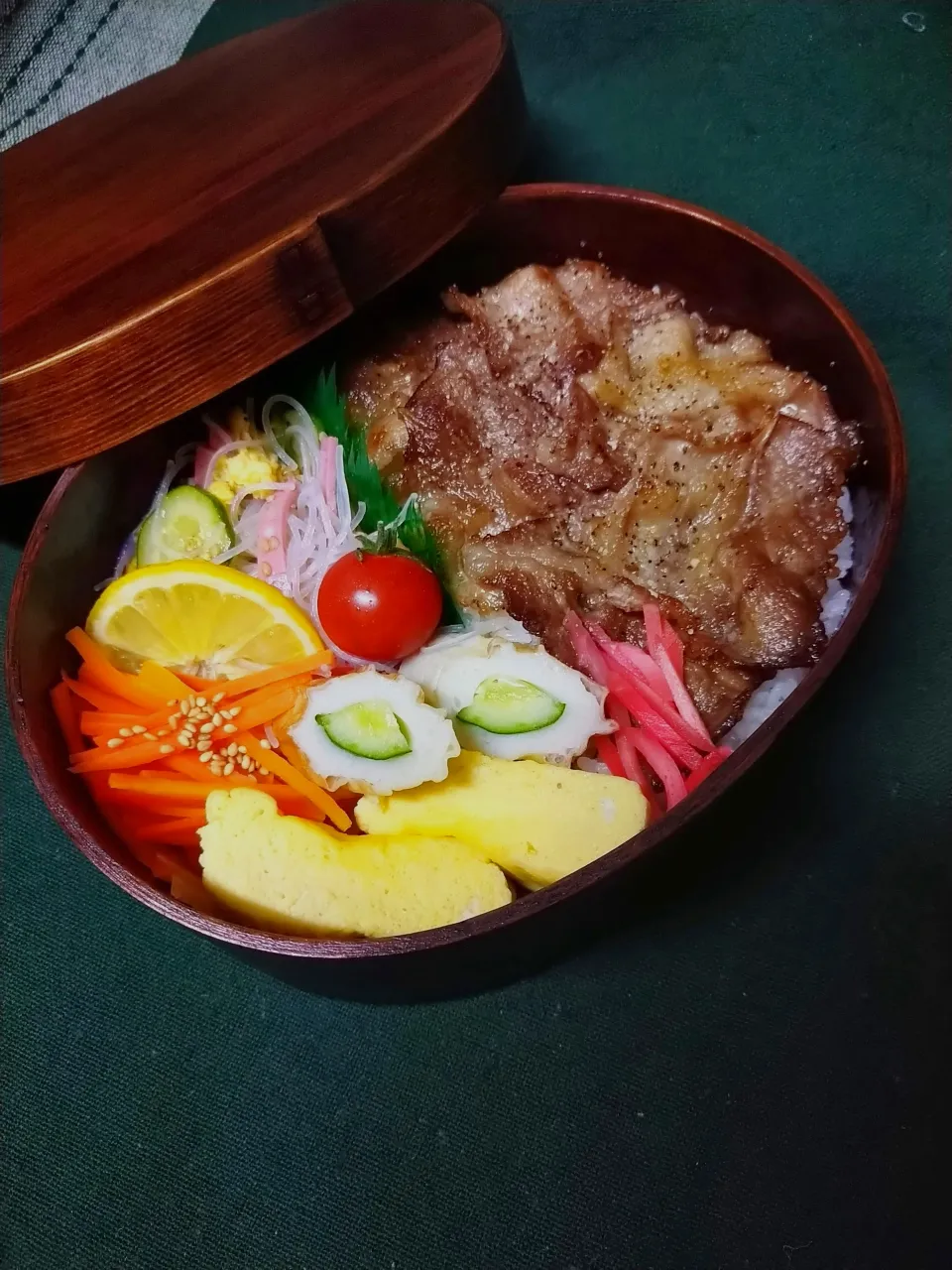 焼肉弁当　塩コショウ編
　今日のお弁当*30|cheryl_tasteさん