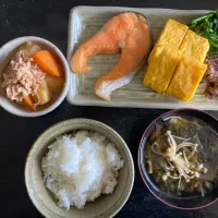 福井サーモンと厚焼き玉子の定食|hiroaさん